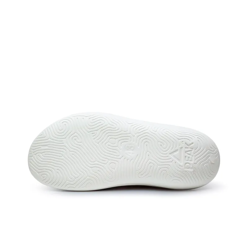 PEAK Sports Slippers Unisex White Green-6