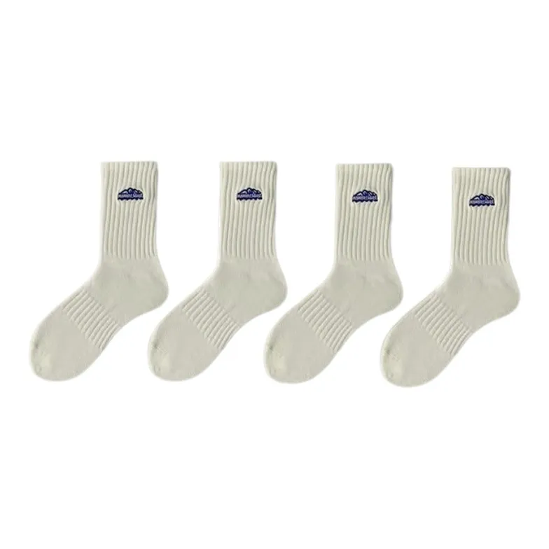 FREEDAY Mid-Calf Socks Unisex 4 Pack-5