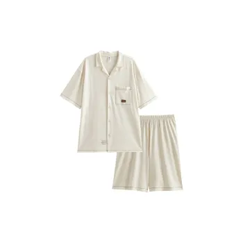 Peninsula City Pajama Set Men's Apricot