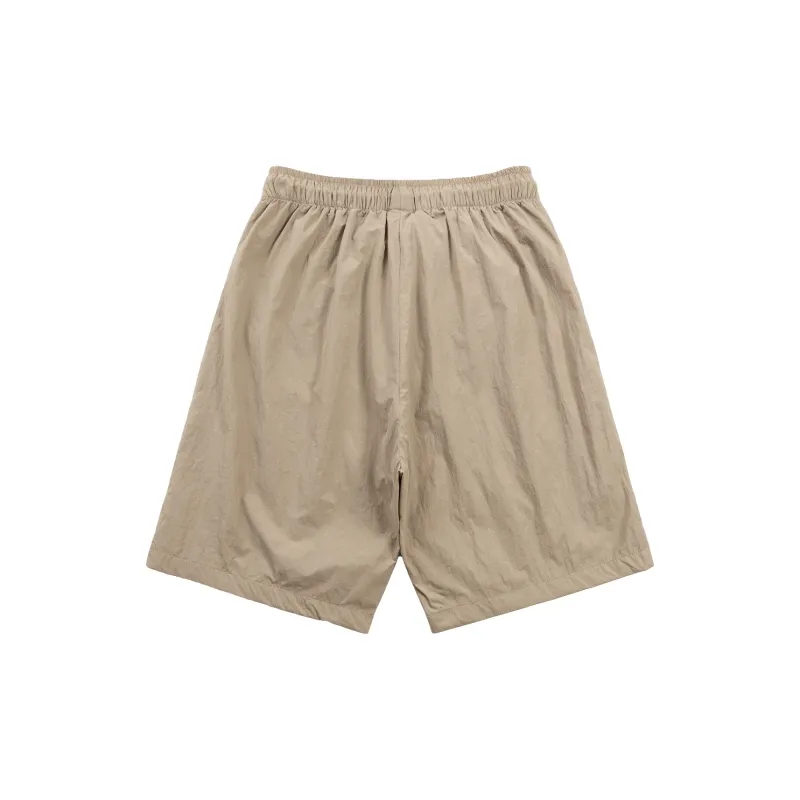 BORDERLESS BDLS Casual Shorts Unisex Khaki-1