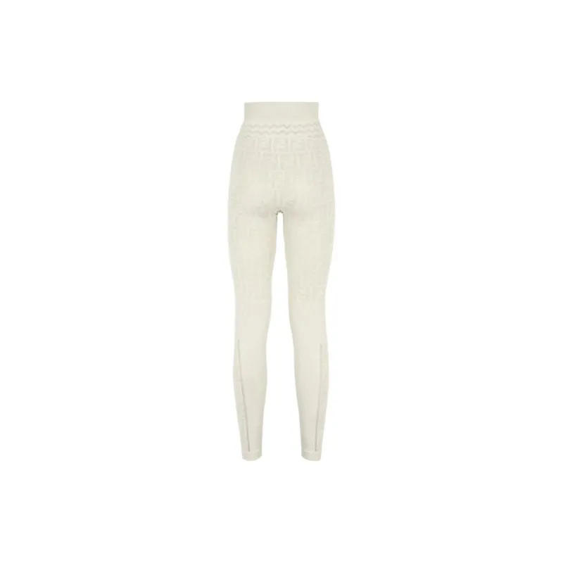 FENDI Leggings Women's White-1