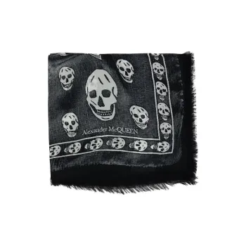 Alexander McQueen Skull Printed Scarf