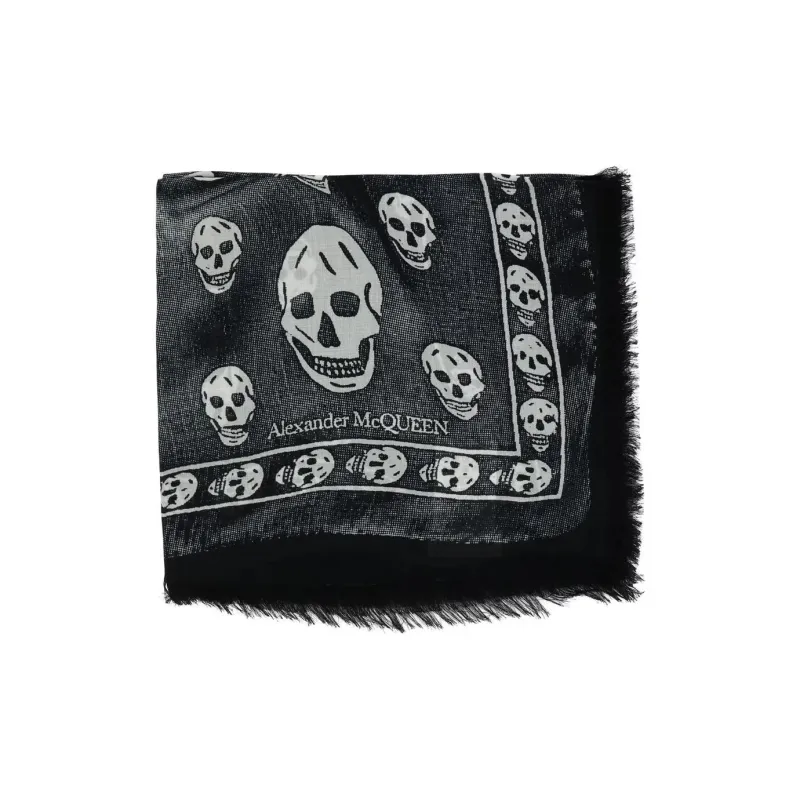 Alexander McQueen Skull Printed Scarf-0