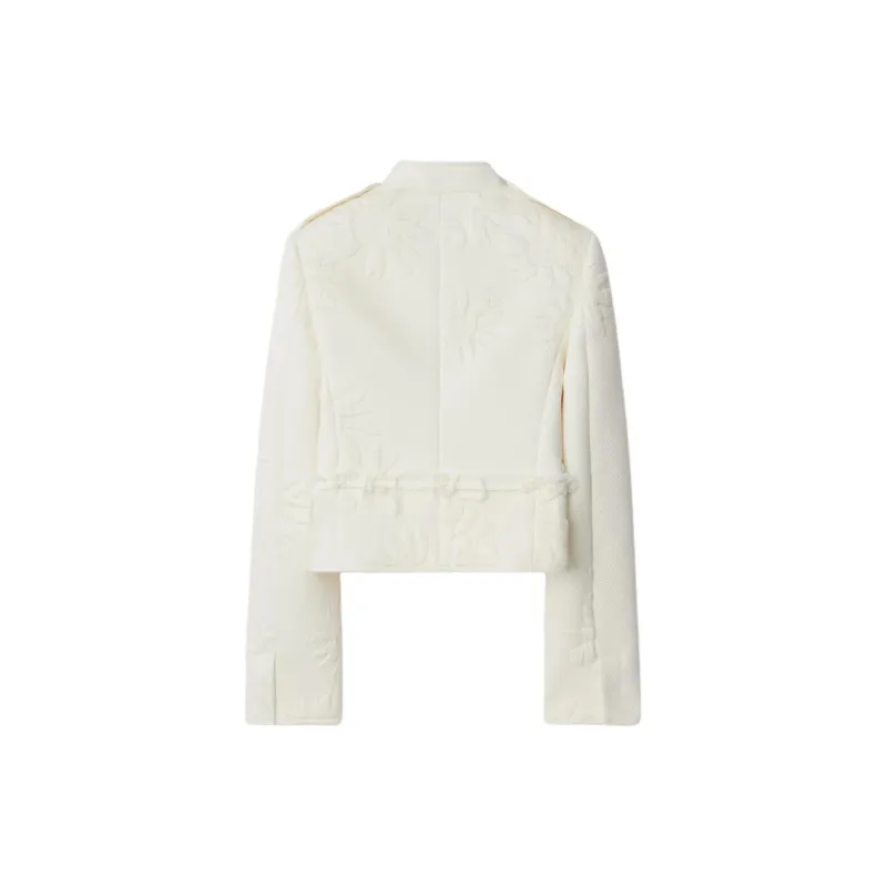 Burberry Daisy Silk Blend Tailored Jacket-1