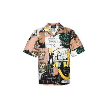 SILKY MIRACLE x Jean-Michel Basquiat SS24 Pajama Gift Boxes Unisex Black Coffee