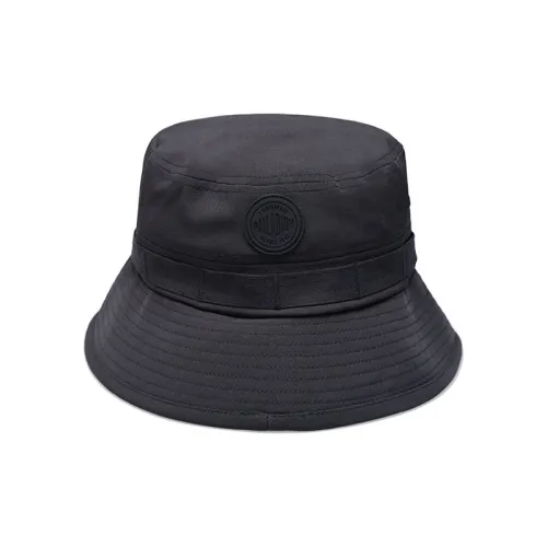 Palladium Polyester Bucket Hats Unisex Lead Black