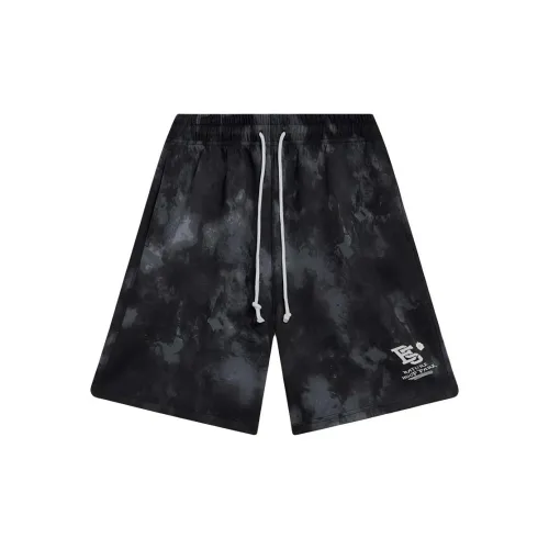 LINING Badfive Sports Shorts Men Black All Over Print