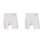 2 Pack (White+White)