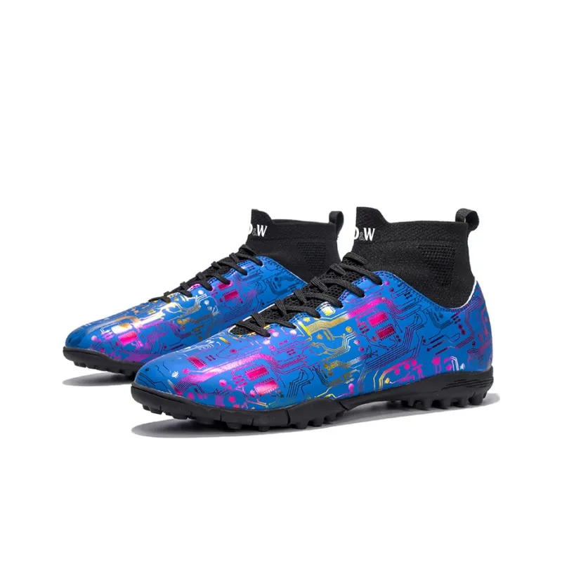 D&W TF Turf Anti Slip Wear Resistant Soccer Shoes Unisex-9