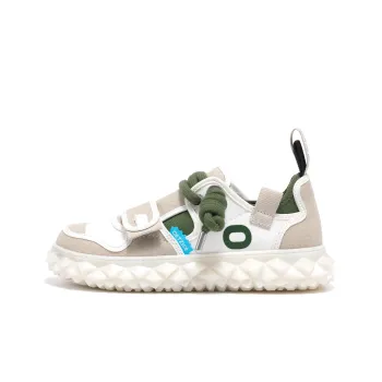OETZI Lightweight And Breathable Low-Top Casual Shoes Unisex White Gray