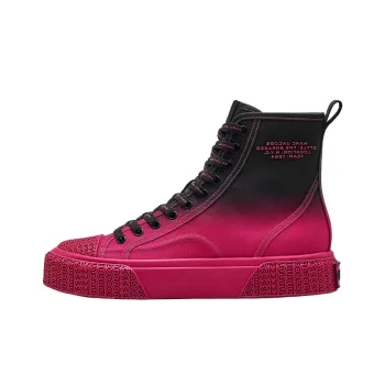MARC JACOBS High Top Canvas Shoes Women's Red