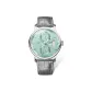 Silver Case Ice Green Leather