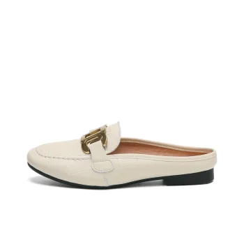 SOBB TPR Sole Abrasion Resistant Wrap toe Slippers Women's Beige