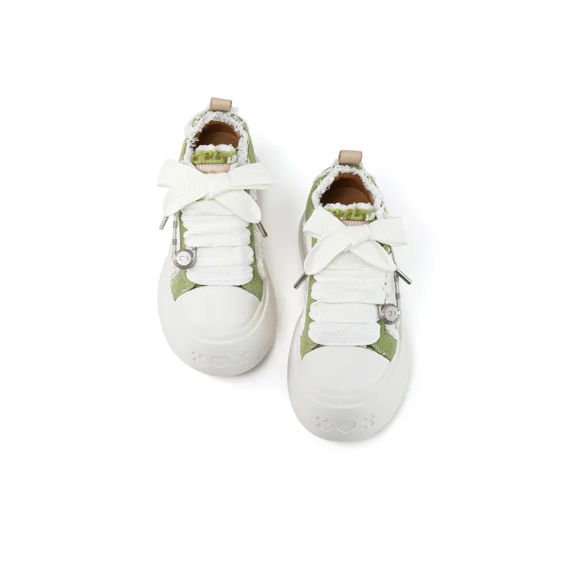SOAP OPERA Collaboration Transcendence Skateboard Shoes Unisex Low Top Green-5