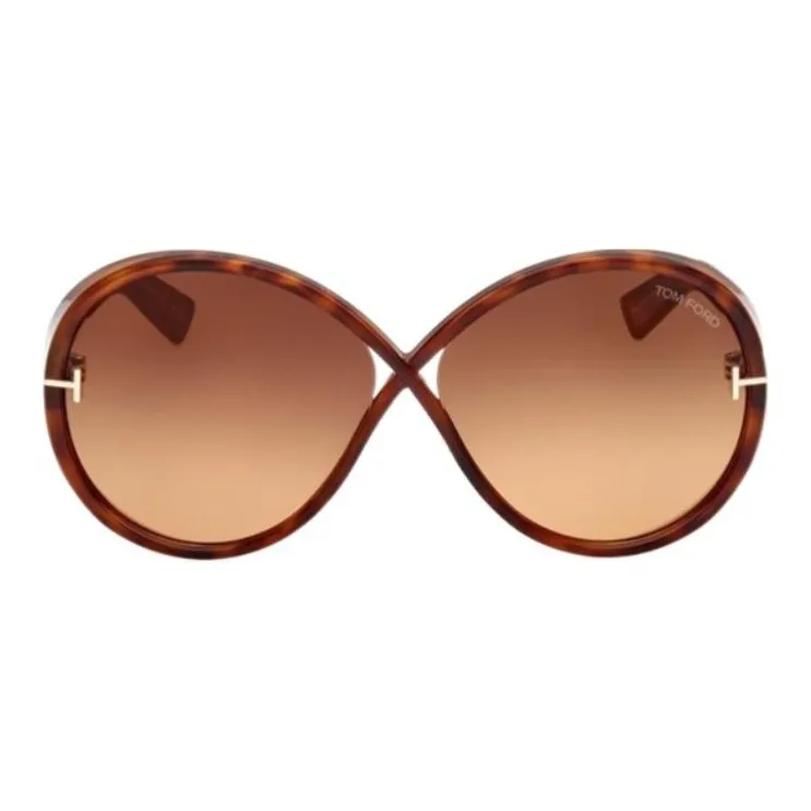 TOM FORD Edie Round Frame Sunglasses-1