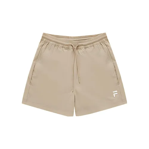 FILA FUSION FOB Series Casual Shorts Women's Light Beanpaste Brown