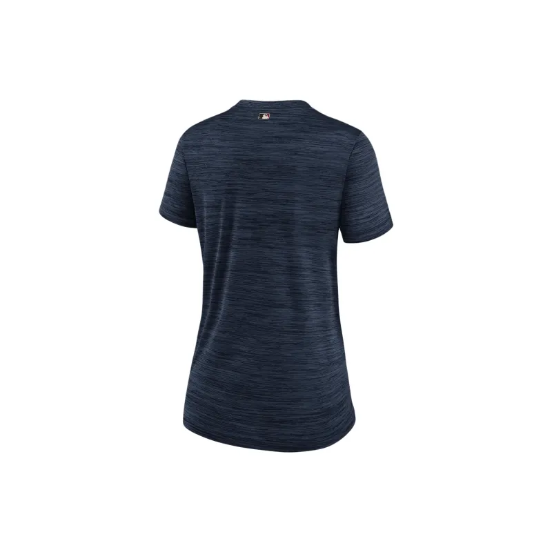 Nike Cleveland Guardians Authentic Collection City Connect Practice Velocity Women's Nike Dri FIT Mlb T Shirt-1