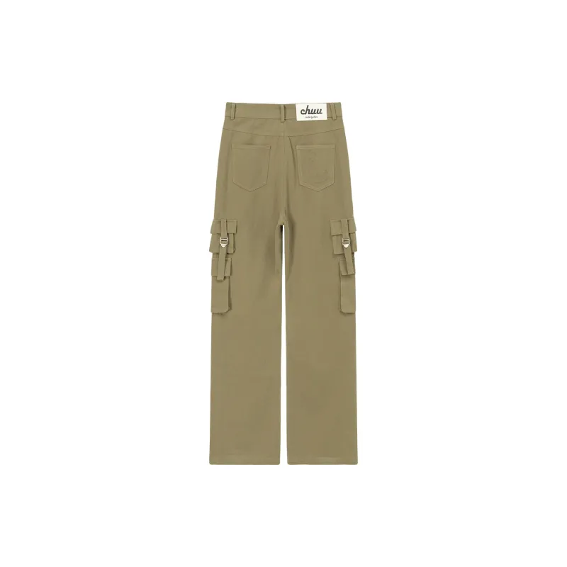 CHUU Casual Pants Women's Army Green-1