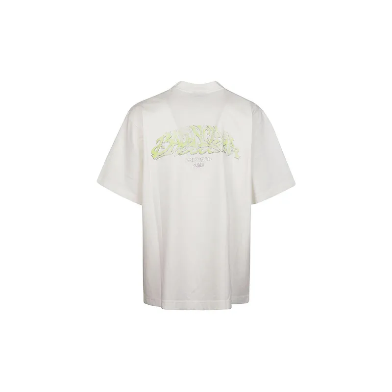 Balenciaga T-Shirt Regular Fit Men's Gray-1