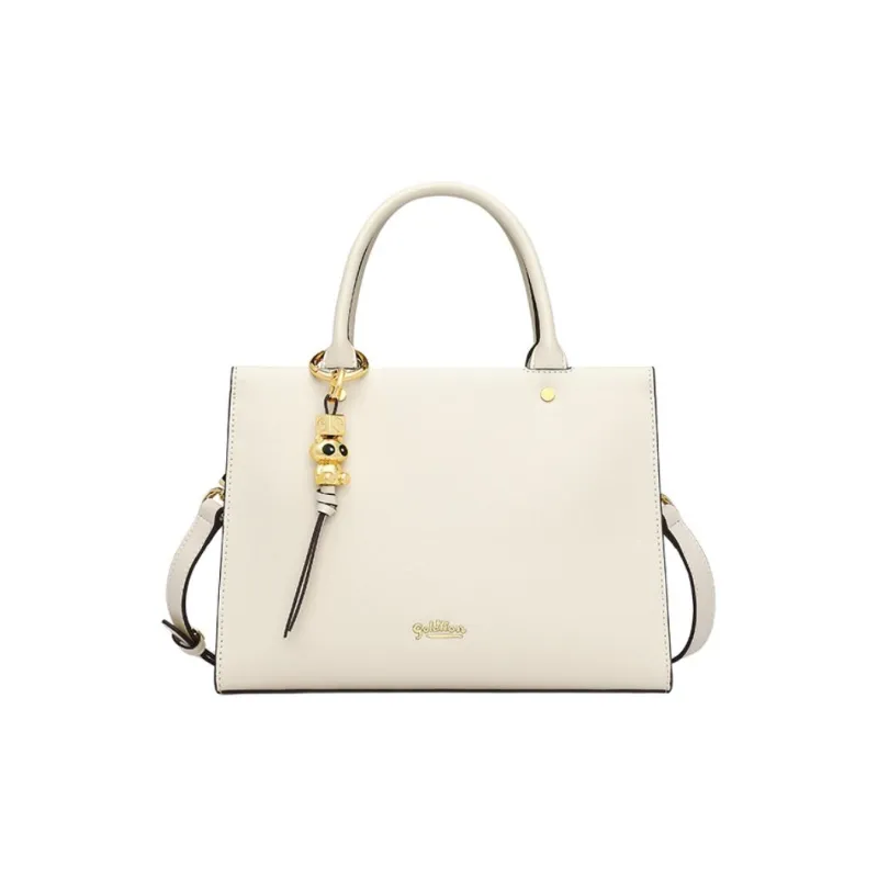 GOLDLION Cow Leather Portable Crossbody Bag, Shoulder Bag Trumpets Women's Multicolor-0