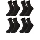 4-Pack Box Included (4 Pairs Black) Wool Thermal/Thickened Thermal