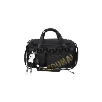 NIGEER Nylon Travel Bag Medium Size Unisex Black Ecru/Army Green/Turquoise/Red/Yellow/Pink
