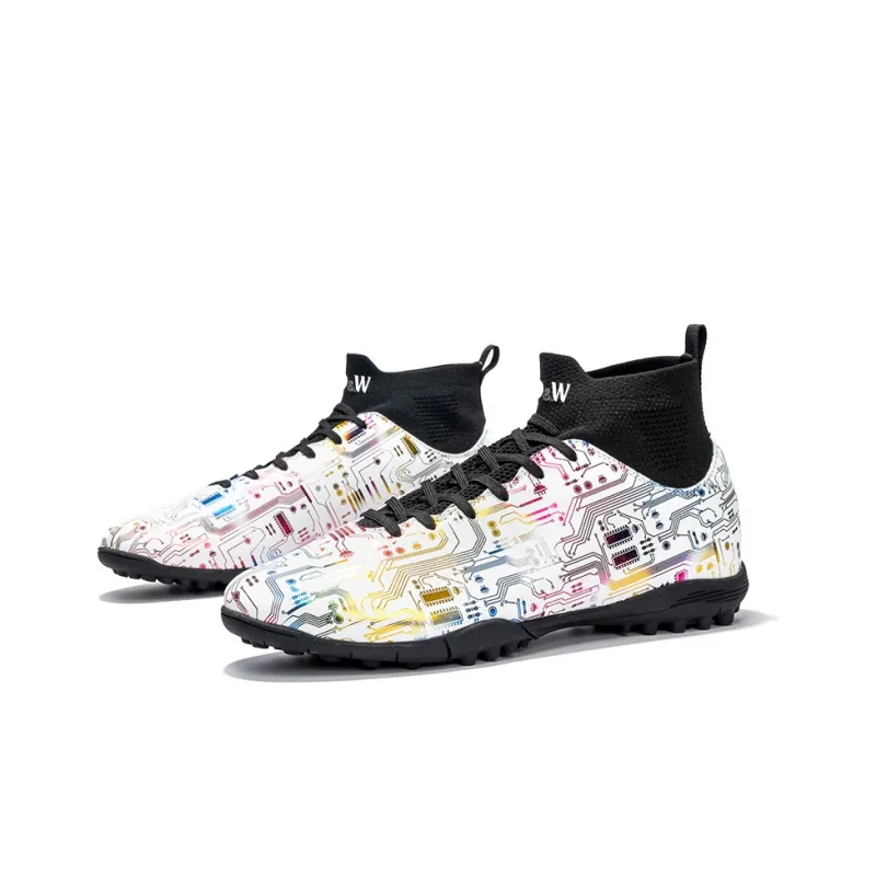 D&W TF Turf Anti Slip Wear Resistant Soccer Shoes Unisex-13