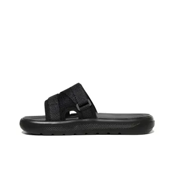 FILA DRIFTER Slip Resistant, Odor Resistant, Quick Dry Slide Slippers Unisex Black