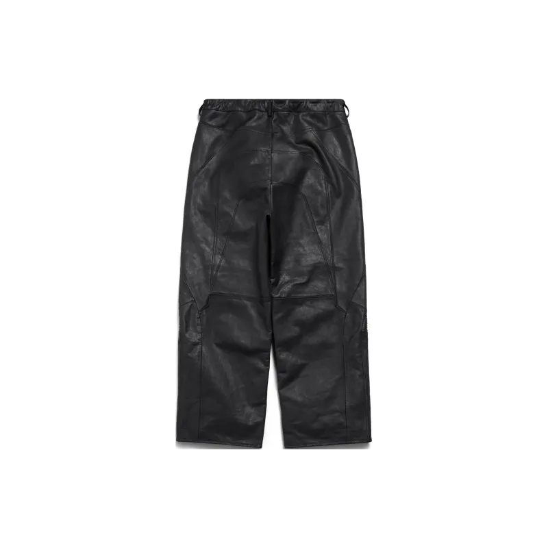 Balenciaga Biker Baggy Pants In Black Casual Pants Loose Fit Men's Black-1