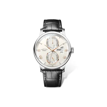 BORMAN Automatic Mechanical Movement Genuine Leather Strap Watch Men's Watches White Dial