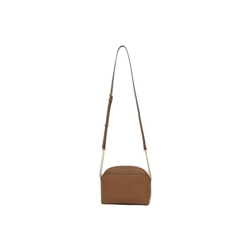 MICHAEL KORS Jet Set Leather Dome Bag, Shoulder Bag, Crossbody Bag Regular Women's Caramel-4