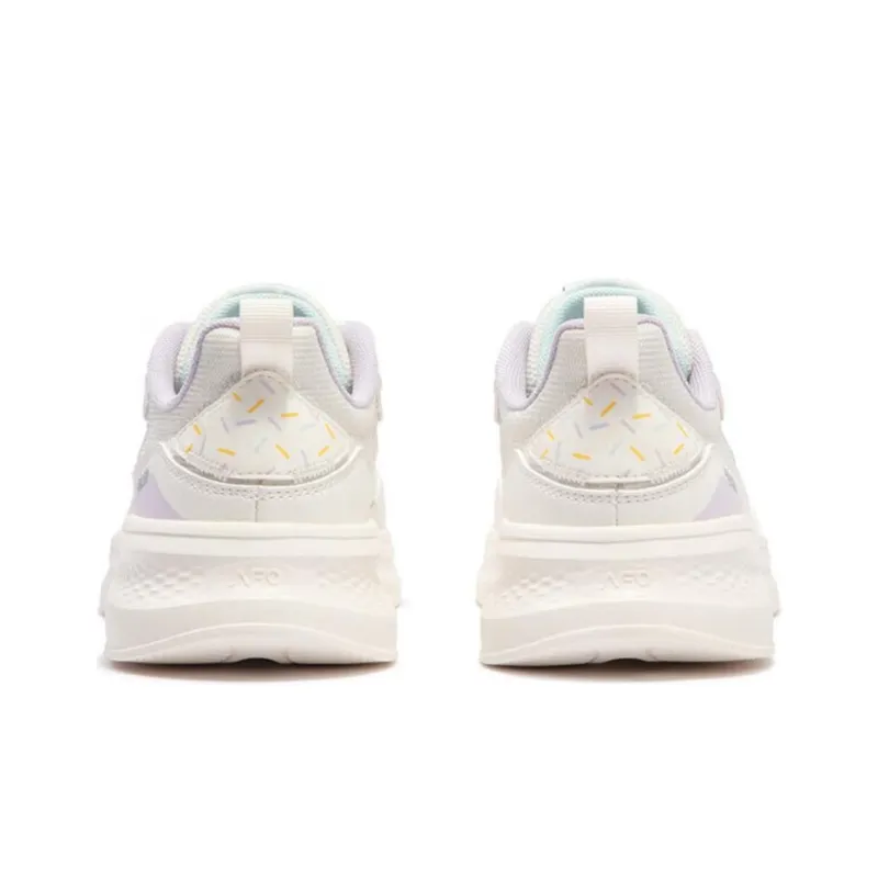 361° Slip Resistant Low Top Casual Shoes Women's White Purple-3