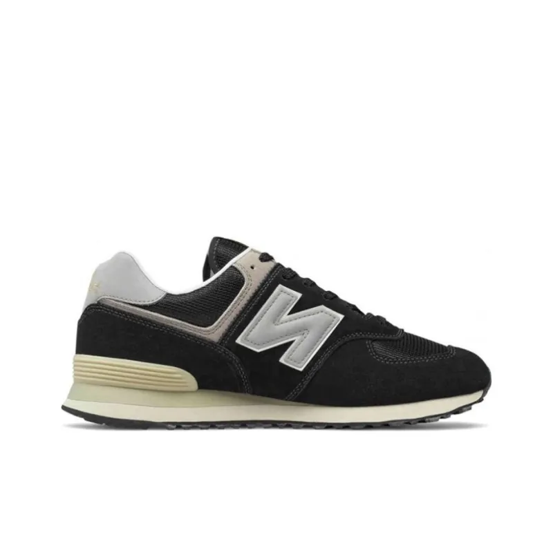 New Balance 574 Black Bone-1