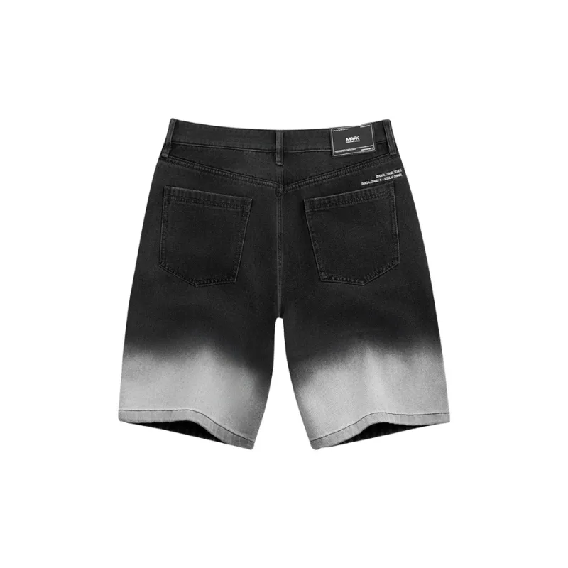 FAIRWHALE Denim Shorts Unisex Dark Gray-1