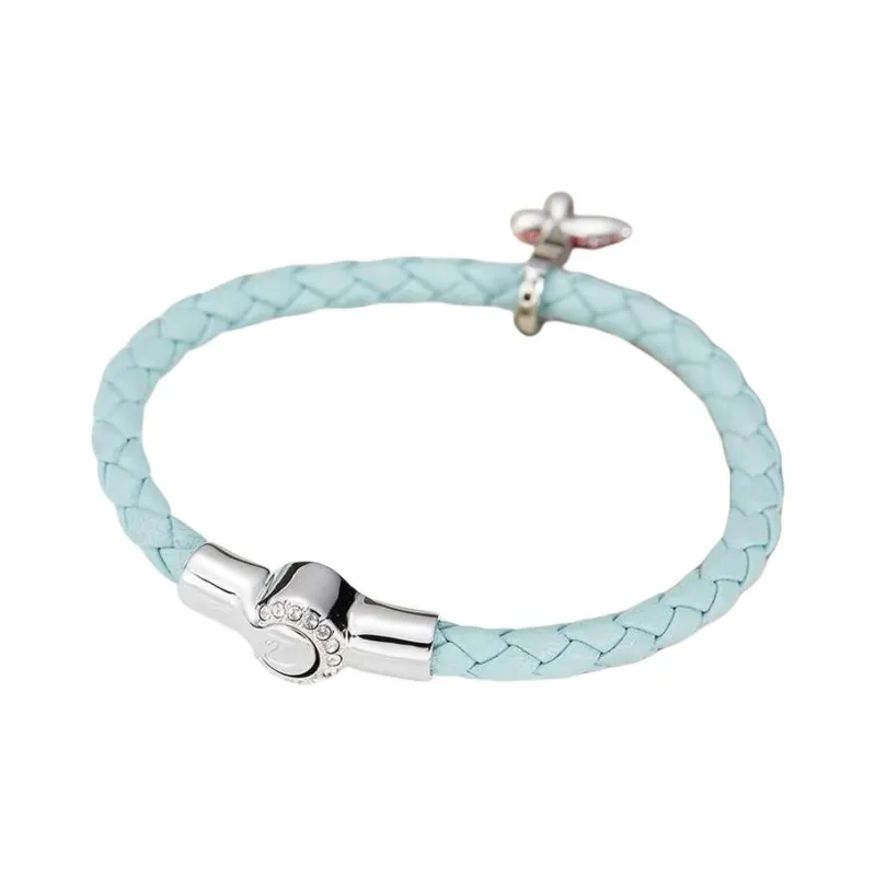 Swarovski Faux Crystal Bracelets Women's Blue-2