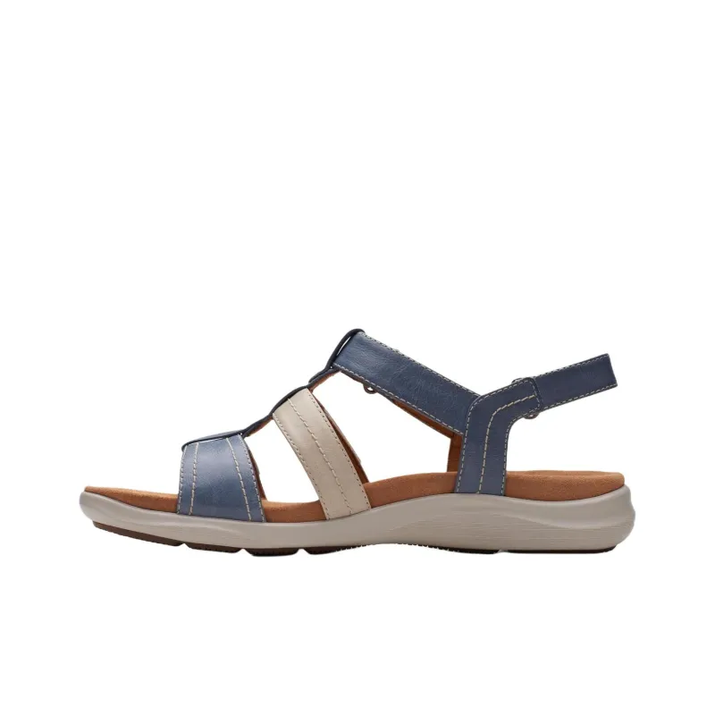 Clarks Beach Sandals Women's Blue-0