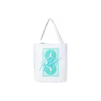 Jordan Cotton One Shoulder Handbag Regular Unisex White