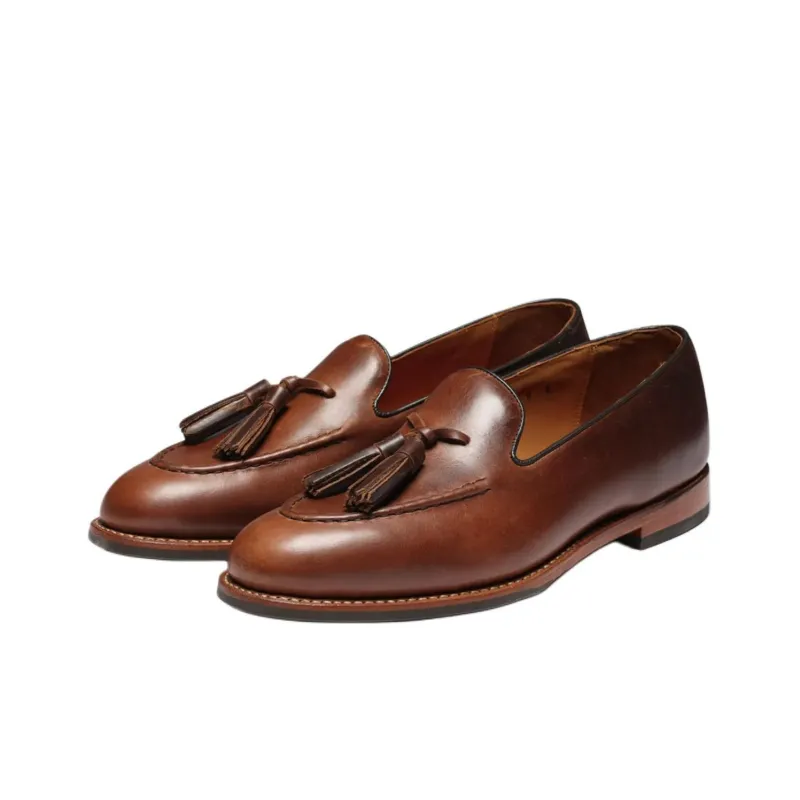 GRENSON Merle Loafers Men's Brown-2