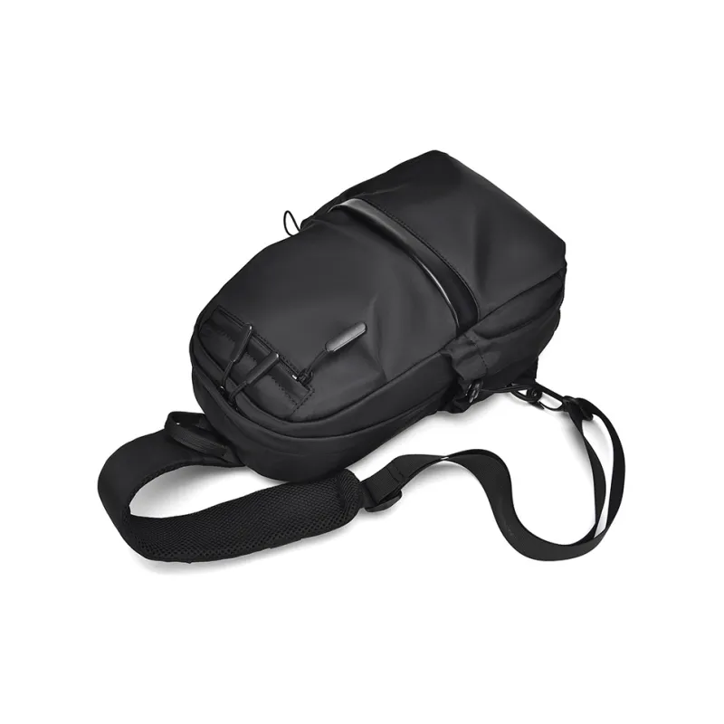 DOSRFINI Oxford Sling Bag Regular Men's Black-4