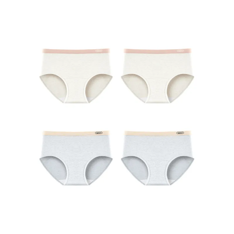 Flowers In Water Underpants Women's 4 Pack-17