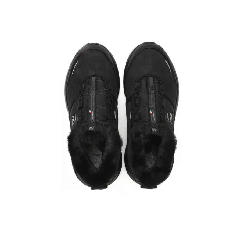 FILA BOA EXPLORER HIGH WE Cushioning Wear Resistant Mid Top Outdoor Shoes Women's Black-3