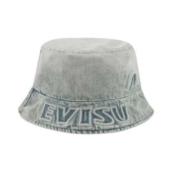 EVISU Cotton Bucket Hats Unisex