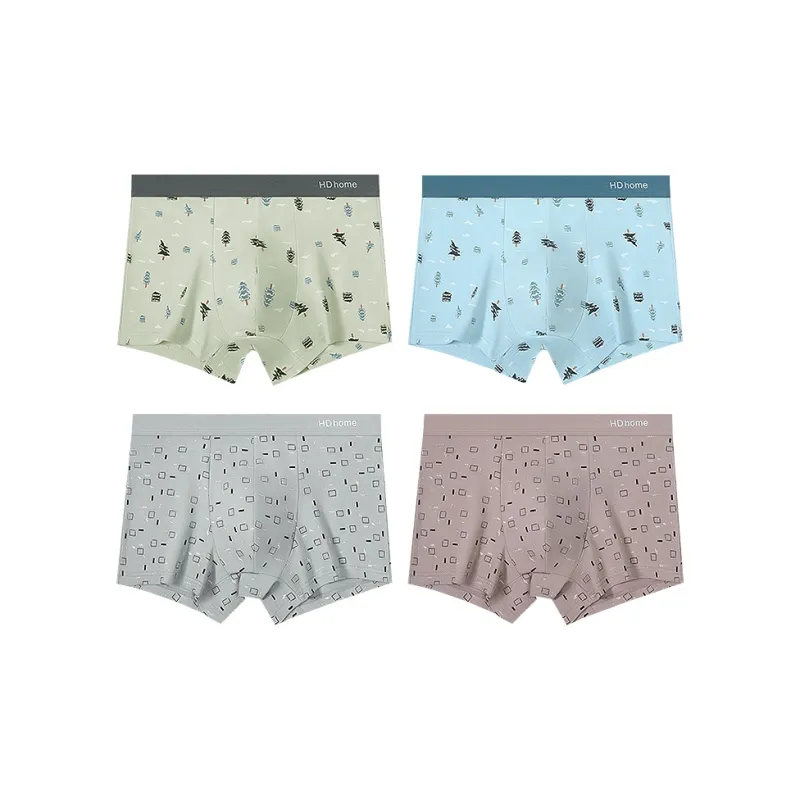 Red Bean Underpants Men's 4 Pack-0