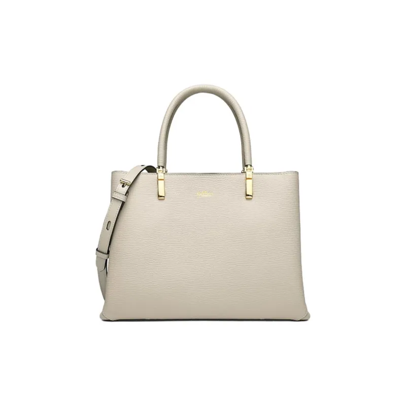 GOLDLION Cow Leather Bonded Synthetic Leather Portable Crossbody Bag Shoulder Bag Women's Blue/Black/Apricot-5