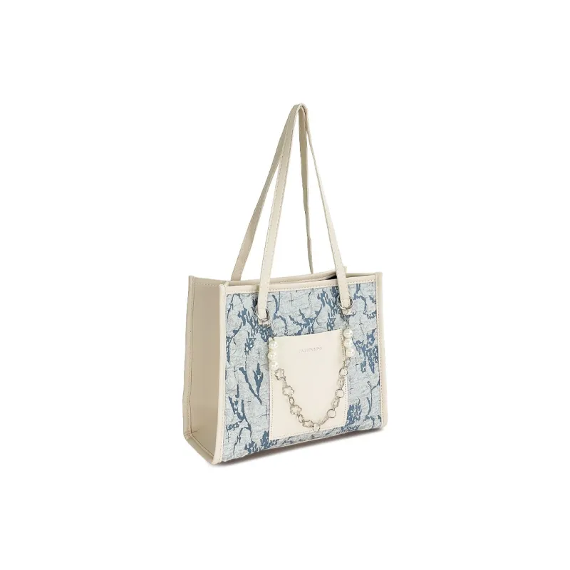 Meow in the grass Shoulder Bags-1