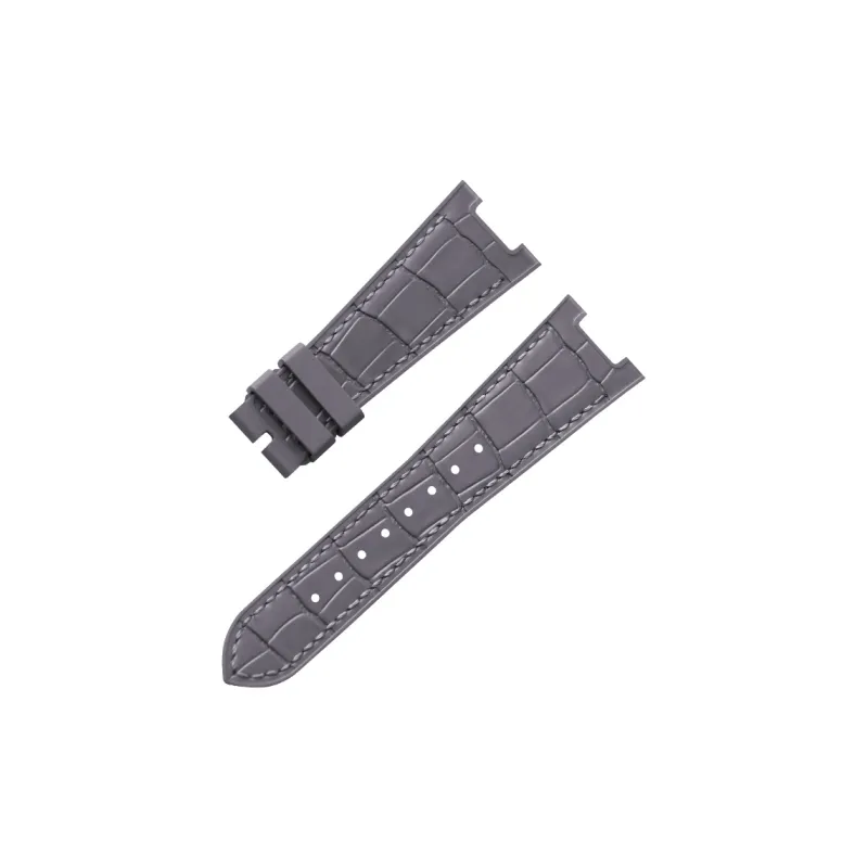 VAGENARI Imitation Crocodile Leather Rubber Strap Compatible With Baudet Turtle 5711.5712.5726.5980 Watch Band Unisex-6