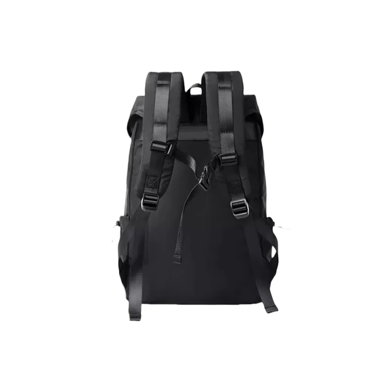 PULUWIRR Oxford Versatile Convenient Medium Firmness Multi Layer Storage Trendy Business Bag Unisex Black-3