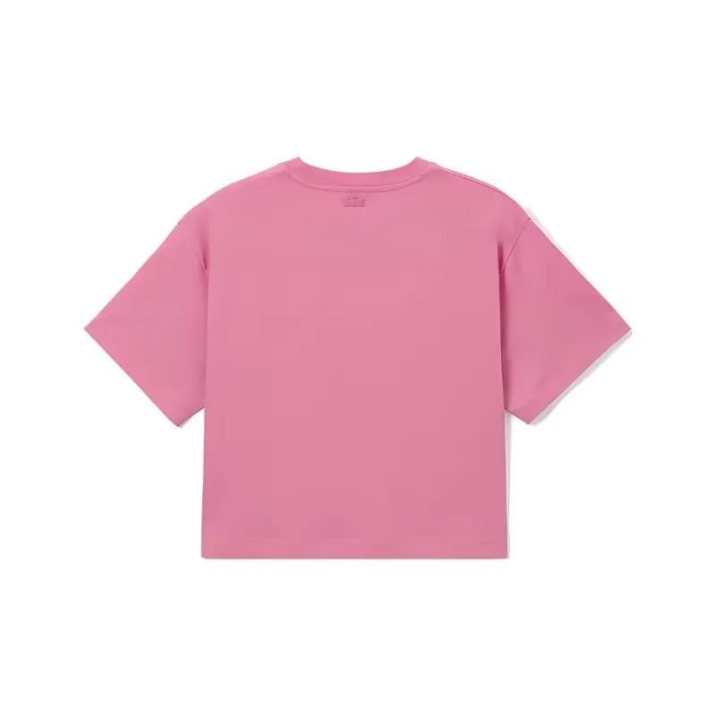 LACOSTE T Shirt Women's Rose Red-1