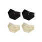 4 Pack (Elegant Black+Elegant Black+Matcha Green+Matcha Green)