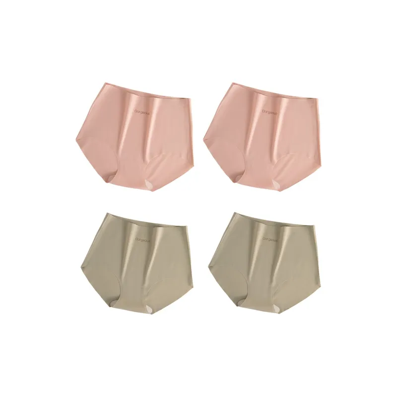 Flowers In Water Underpants Women's 4 Pack-20